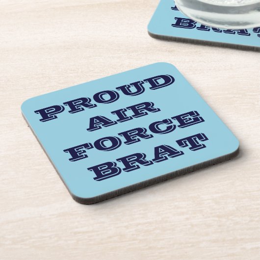 Untersetzer Set Proud Air Force Brat (Linke Seite)