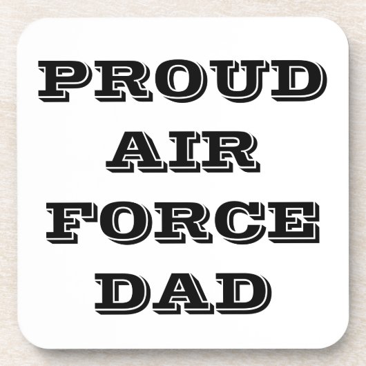 Untersetzer Set Proud Air Force Vater (Vorderseite)