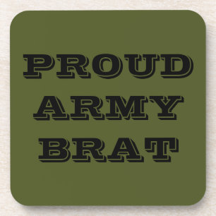 Untersetzer Set Proud Army Brat