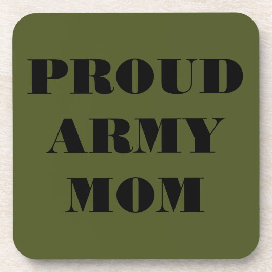 Untersetzer Set Proud Army Mama (Vorderseite)