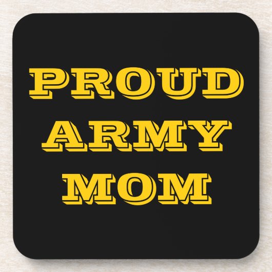 Untersetzer Set Proud Army Mama (Vorderseite)