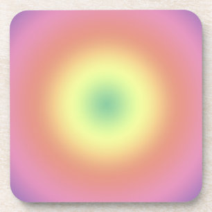 Untersetzer Set - Regenbogenkreise