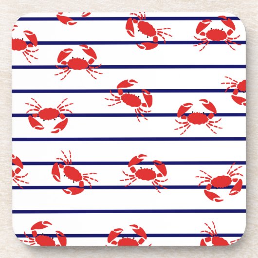 Untersetzer Set - Rote Krebse (Vorderseite)