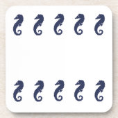 Untersetzer Set - Seepferde (marineblau) (Vorderseite)