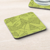 Untersetzer-Set von 6: ATOMbumerang - CHARTREUSE Getränkeuntersetzer (Linke Seite)
