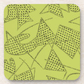 Untersetzer-Set von 6: ATOMbumerang - CHARTREUSE Getränkeuntersetzer (Vorderseite)