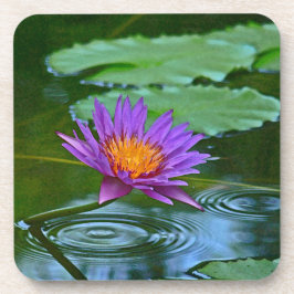 UNTERSETZER/SET VON 6 "LILA UND GOLD LOTUS BLOSSOM UNTERSETZER