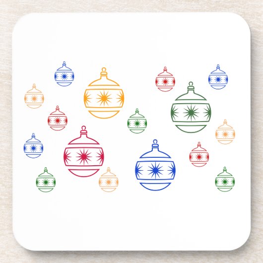 Untersetzer Set - Weihnachtsbaumschmuck (Vorderseite)