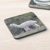 Untersetzer Set - Weißer Alpaca (Linke Seite)