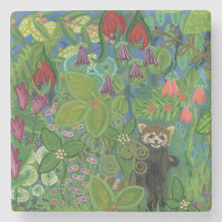 Untersetzer "Snacking Red Panda"