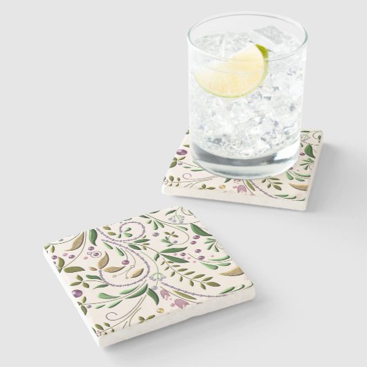 Untersetzer - Stein - Toskanischer Geschmack (Seitenansicht)