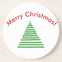 Untersetzer - Stilisierter Baum mit geschliffenem 