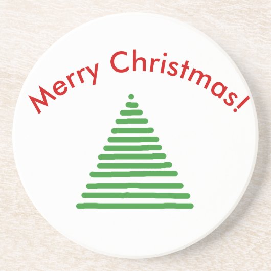 Untersetzer - Stilisierter Baum mit geschliffenem  (Vorne)