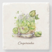 Untersetzer, Stone - Caipirinha Steinuntersetzer (Vorderseite)