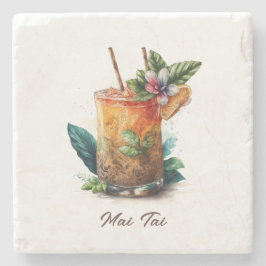 Untersetzer, Stone - Mai Tai Steinuntersetzer