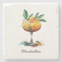 Untersetzer, Stone - Manhattan Steinuntersetzer