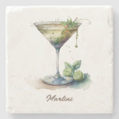 Untersetzer, Stone - Martini Steinuntersetzer (Vorderseite)