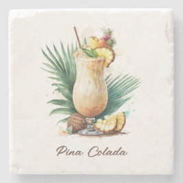 Untersetzer, Stone - Pina Colada Steinuntersetzer