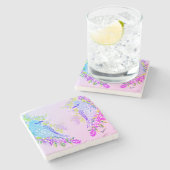 Untersetzer Stone: Schönheit der Kanaren (Seitenansicht)