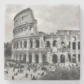 UNTERSETZER-Tabellen-Matte Roms Colosseum Stein Steinuntersetzer (Vorderseite)