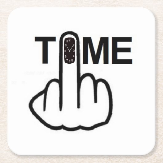 Untersetzer Time Gedreht (Vorderseite)