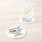 Untersetzer trinken und fahren (Seite)