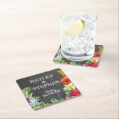 Untersetzer Tropical Aloha Lights Wedding Party (Vor Ort)