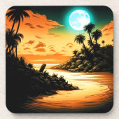 Untersetzer Tropical Island Moonlight (Vorderseite)