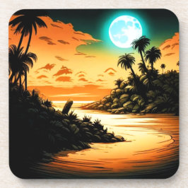 Untersetzer Tropical Island Moonlight