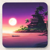 Untersetzer Tropical Island Moonlight (Vorderseite)