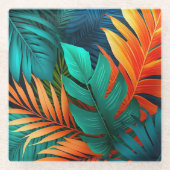 Untersetzer Tropische Palmen (Vorderseite)