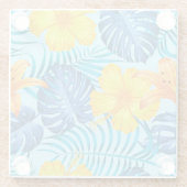 Untersetzer Tropische Palmen (Rückseite)