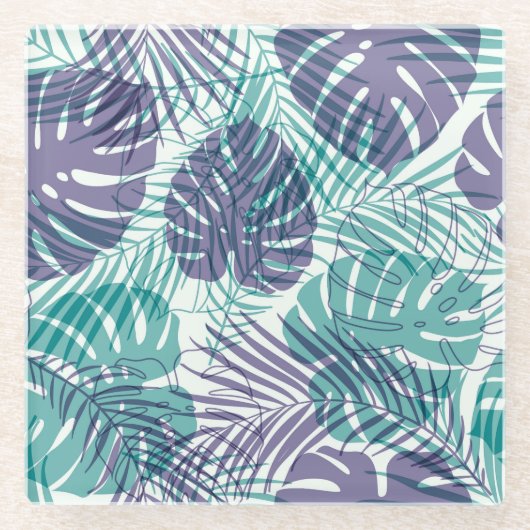 Untersetzer Tropische Palmen (Vorderseite)