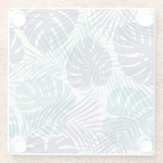 Untersetzer Tropische Palmen (Rückseite)