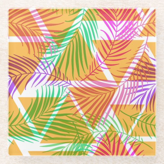 Untersetzer Tropische Palmen (Vorderseite)