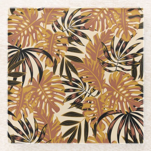 Untersetzer Tropische Palmen (Vorderseite)