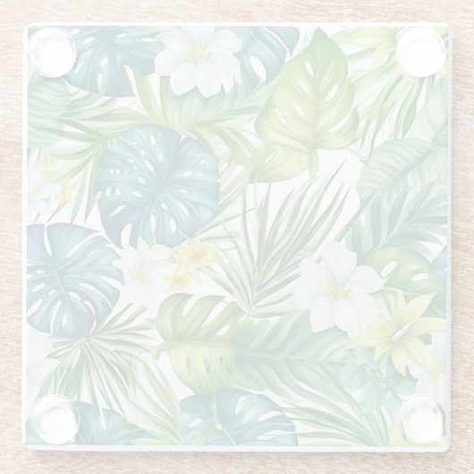 Untersetzer Tropische Palmen (Rückseite)