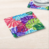 Untersetzer tropische Palmen drucken (angewinkelt)