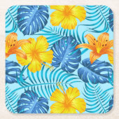 Untersetzer tropische Palmen drucken (Vorderseite)