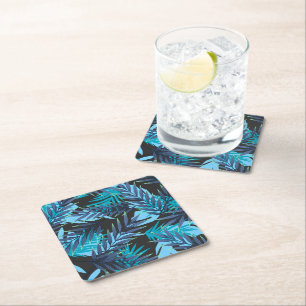 Untersetzer tropische Palmen drucken