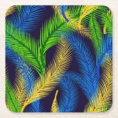 Untersetzer tropische Palmen drucken (Vorderseite)