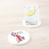 Untersetzer UK Flaggengott Rettete The Queen (Seite)