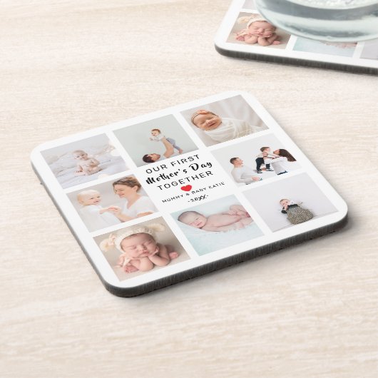 Untersetzer | Unser erstes Foto zum Muttertag (Linke Seite)