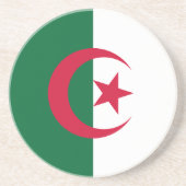 Untersetzer unter der Flagge Algeriens (Vorne)