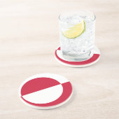 Untersetzer unter der Flagge Grönlands (Seite)