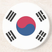 Untersetzer unter der Flagge Südkoreas (Vorne)