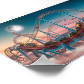 Untersetzer- Vergnügungspark Poster (Ecke)