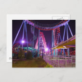 Untersetzer-Vergnügungspark Postkarte (Vorne/Hinten)