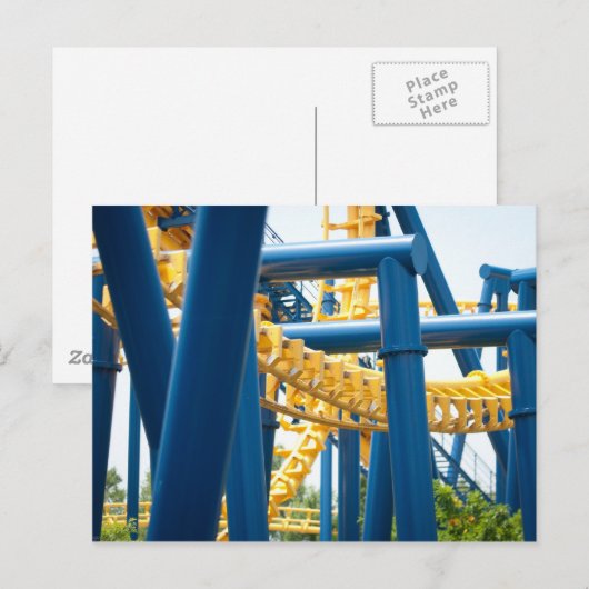 Untersetzer-Vergnügungspark Postkarte (Vorne/Hinten)