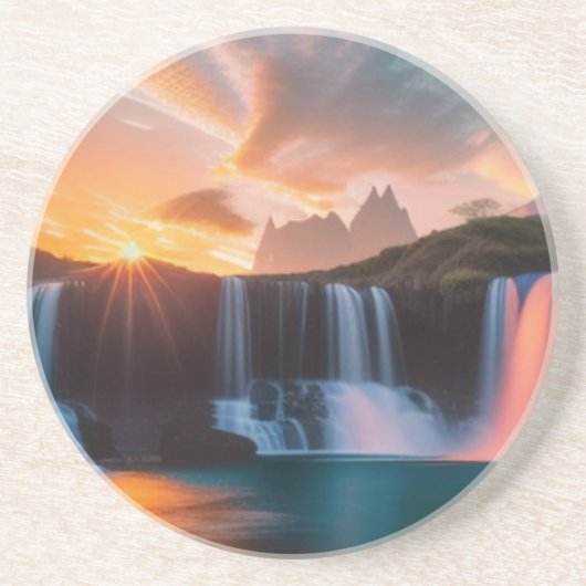 Untersetzer-verzauberte Reiche mit personalisierte Getränkeuntersetzer (Vorne)